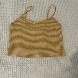 Pacsun Yellow Striped Tank
